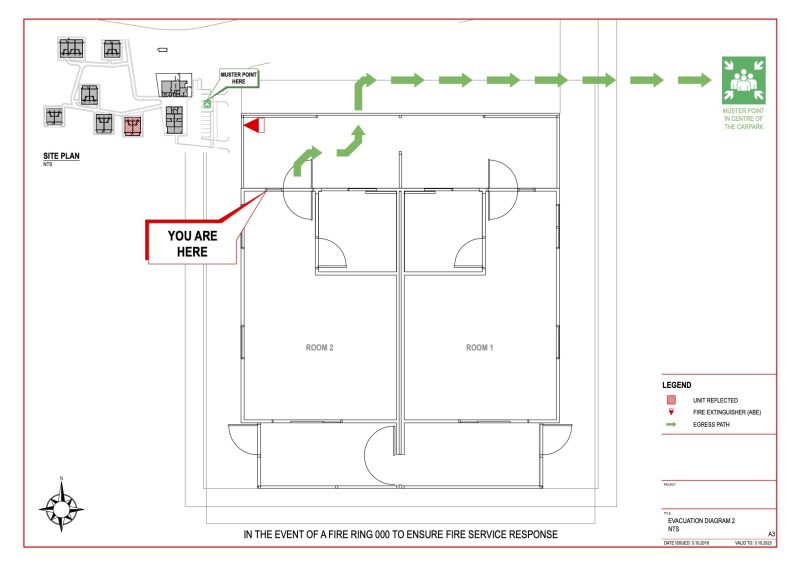 Evacuation Diagram Drafting Fire Emergency Auto CAD